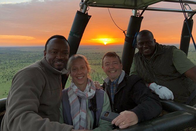 Balloon Safari & Bush Breakfast in Serengeti - Miracle Experience - Landing and the Champagne toast tradition