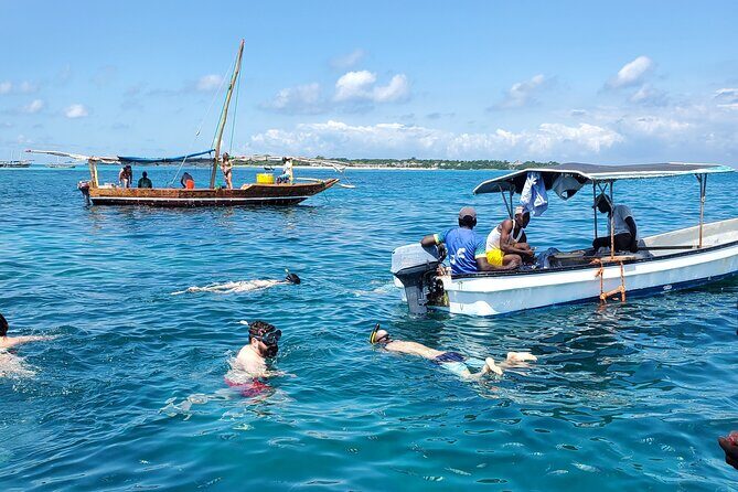 Full Day Private Safari Blue Sea Adventure in Zanzibar - The sandbank stop: swimming, relaxing, and sun time on purpose