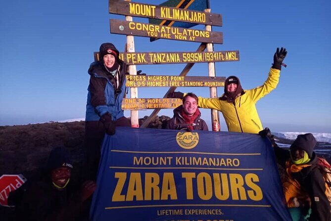 Kilimanjaro Lemosho Route - Day 7: 11:30 PM ascent, Stella Point sunrise, Uhuru Peak