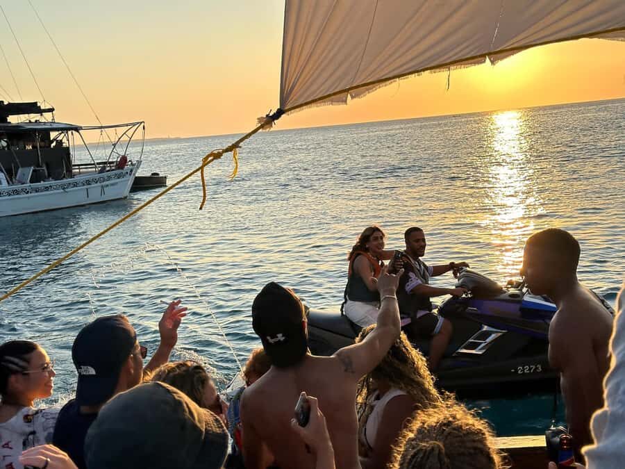 Sunset party cruise in Zanzibar with BoomBoom Boat - Sunset Party Cruise Vibes on BoomBoom Boat