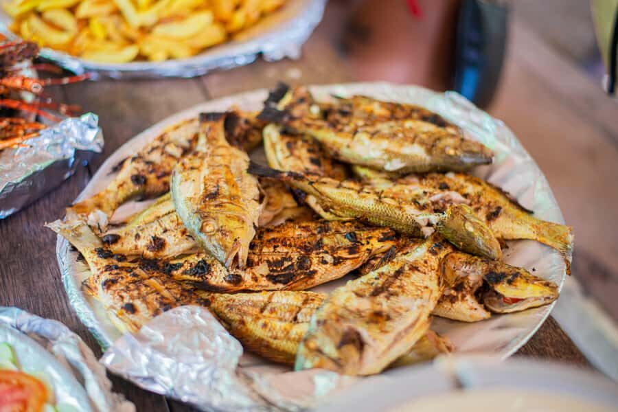 Zanzibar: Safari Blue Lagoon Trip with Snorkeling and Lunch - Kwale Island: lunch, BBQ, baobab sights, and a little shopping time
